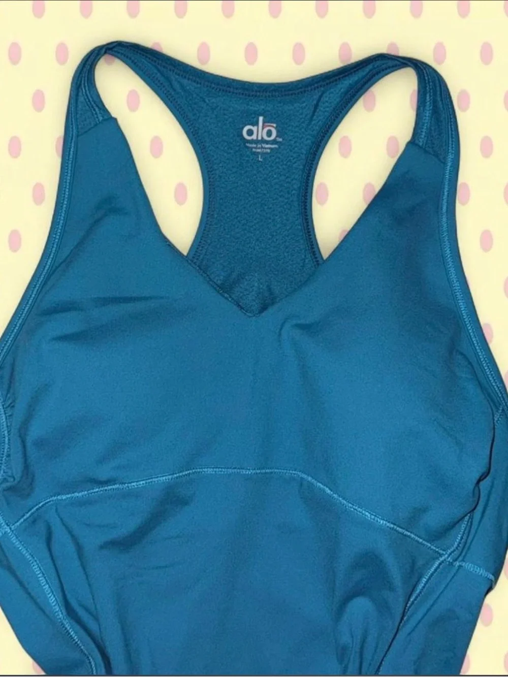 ALO Yoga Teal Blue Performance Tank